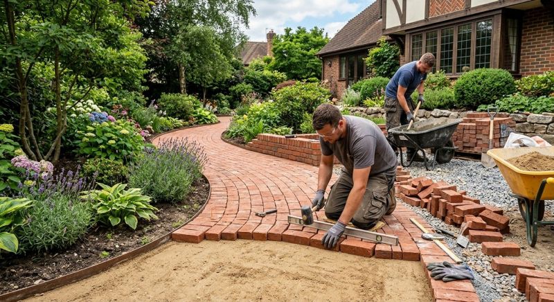Brick Hardscape Installation in Fairfield County, CT