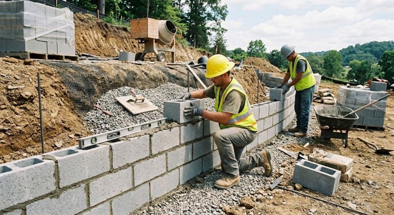 Masonry Wall Installation in Fairfield County, CT