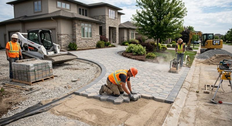 Paver Driveway Installation in Davis County, UT