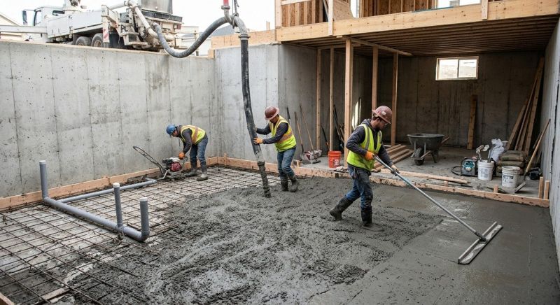 Basement Concrete Installation in Charleston, SC