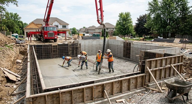 Basement Concrete Pouring in Fredericksburg, VA