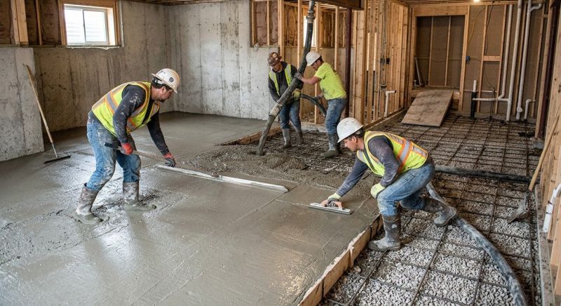 Basement Slab Installation in Charleston, SC