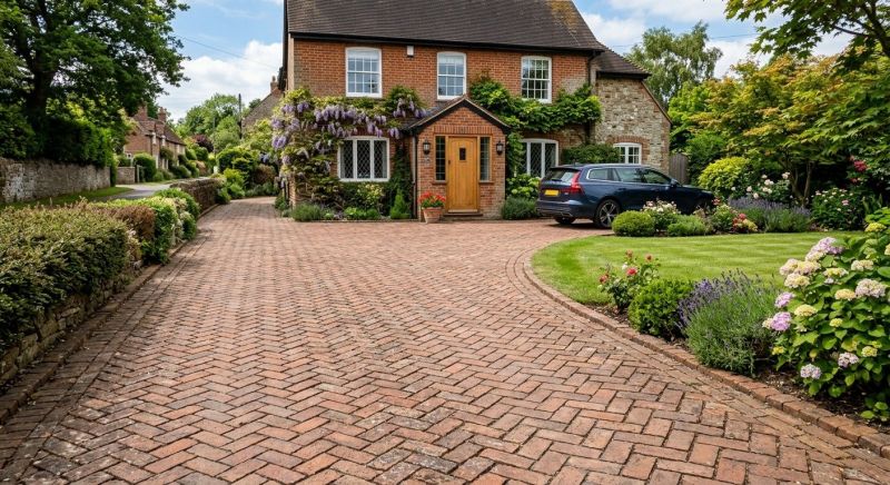 Brick Driveway Paving in Framingham, MA