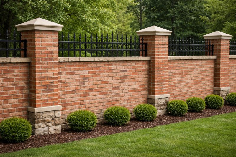 Brick Fence Installation in Norwalk, CT