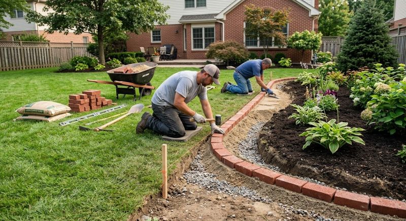 Brick Landscaping Installation in Norwalk, CT