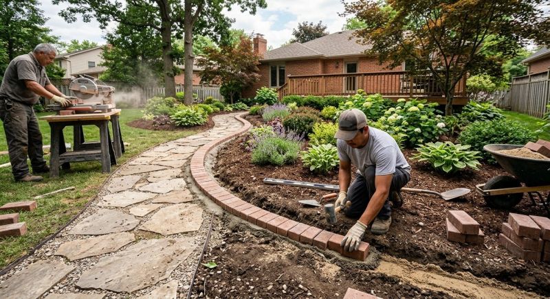 Brick Walkway Installation in Boston, MA