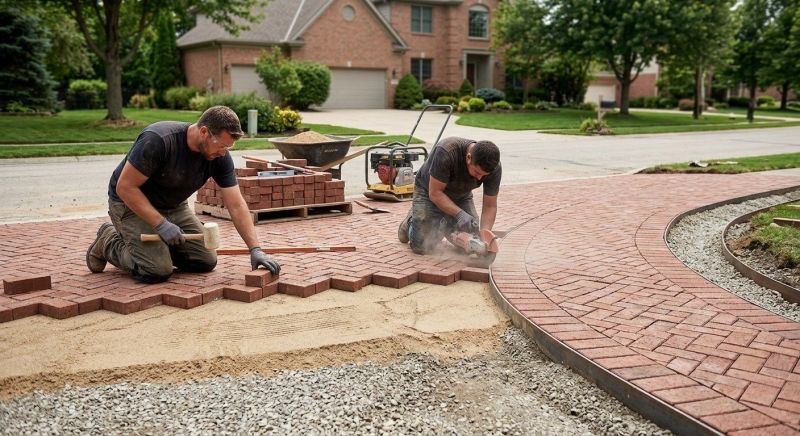 Brick Walkway Installation in Norwalk, CT