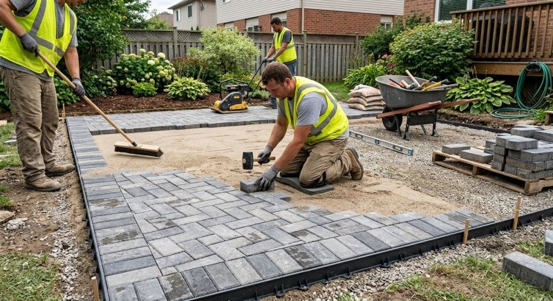 Clay Pavers Installation in Norwalk, CT