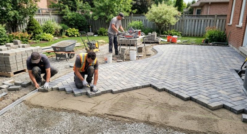Clay Pavers Installation in Norwalk, CT