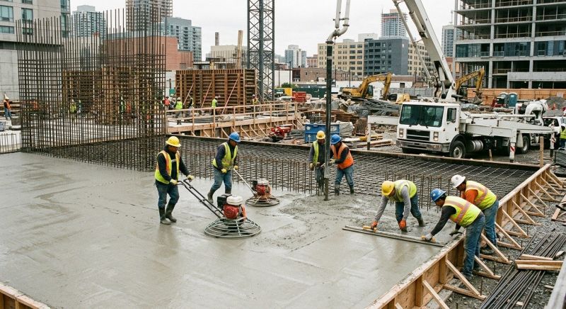 Commercial Slab Construction in Fredericksburg, VA
