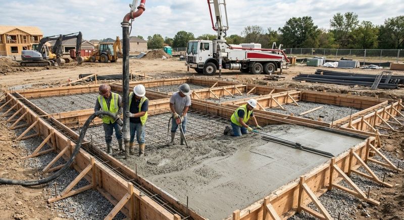 Concrete Foundation Pouring in Columbus, OH