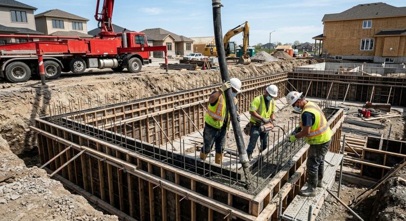 Concrete Foundation Pouring in Columbus, OH