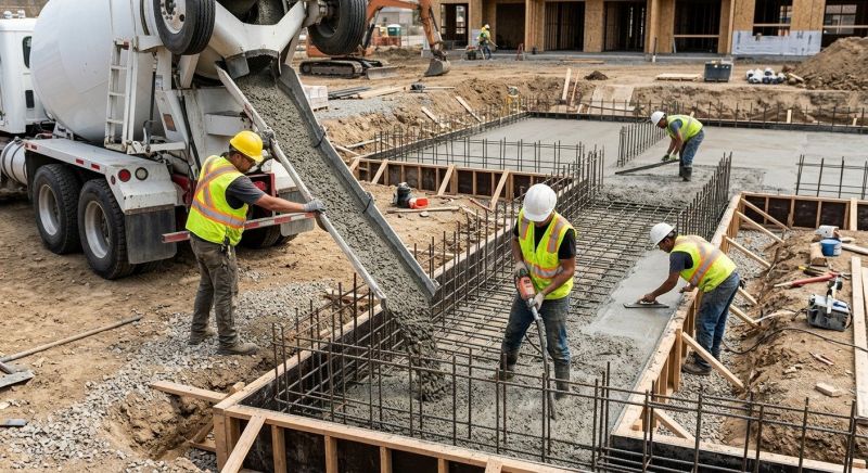 Foundation Wall Pouring in Greenville, SC