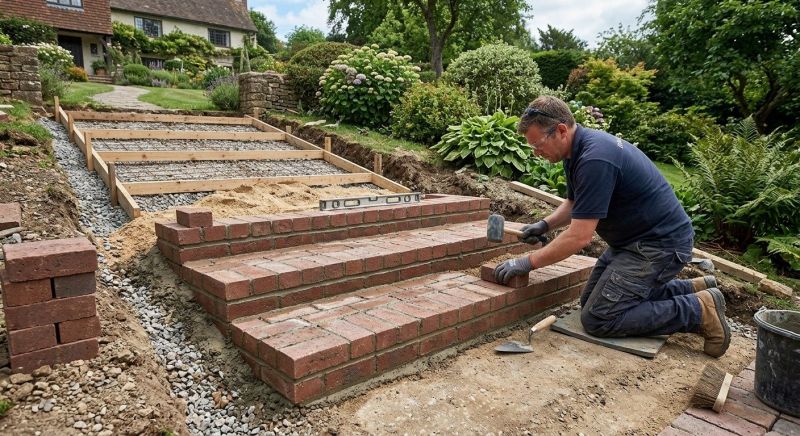 Masonry Steps Installation in Fairfield County, CT