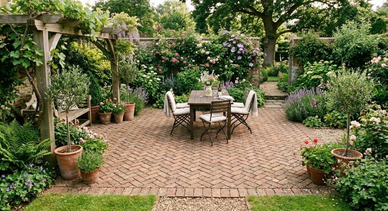 Patio Brick Installation in Boston, MA