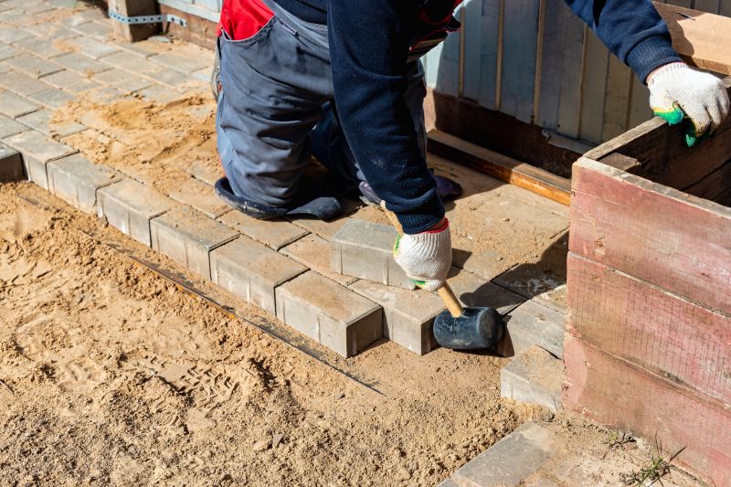 Patio Brick Installation in West Hartford, CT