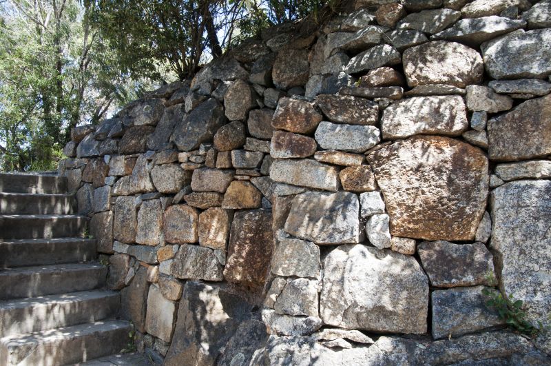 Stone Wall Hardscaping in Boston, MA
